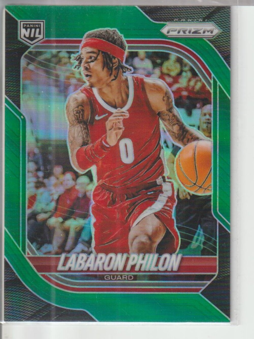 Labaron Philon 2025-26 Panini Prizm #103 Green Prizm NIL Basketball